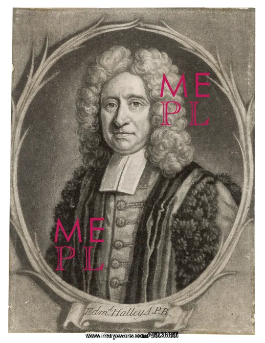  : EDMUND HALLEY / MEZZOTINT