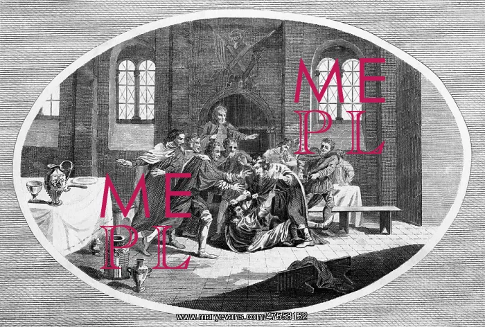 : Edmund I stabbed by Leofa : Edmund I stabbed by Leofa
