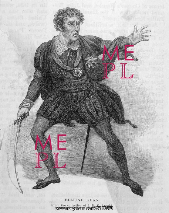  : EDMUND KEAN / AS HAMLET