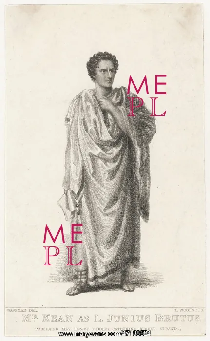 : Edmund Kean as Brutus : Edmund Kean as Brutus