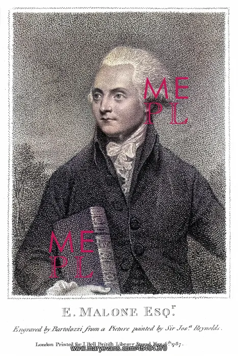 : EDMUND MALONE