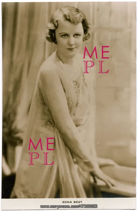  : Edna Best (1900 - 1974), British actress