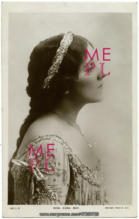 : Edna May (1878 - 1948), American actress and singer : Edna May (1878 - 1948), American actress and singer