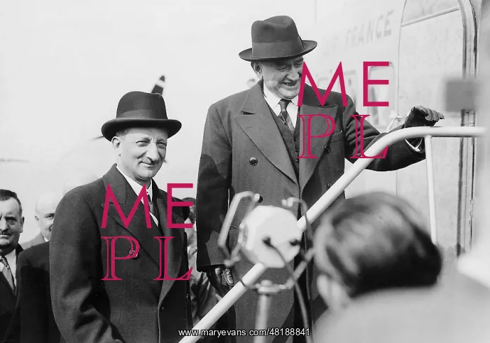 : Edouard Daladier and George Bonnet, 1938 : Edouard Daladier and George Bonnet, 1938
