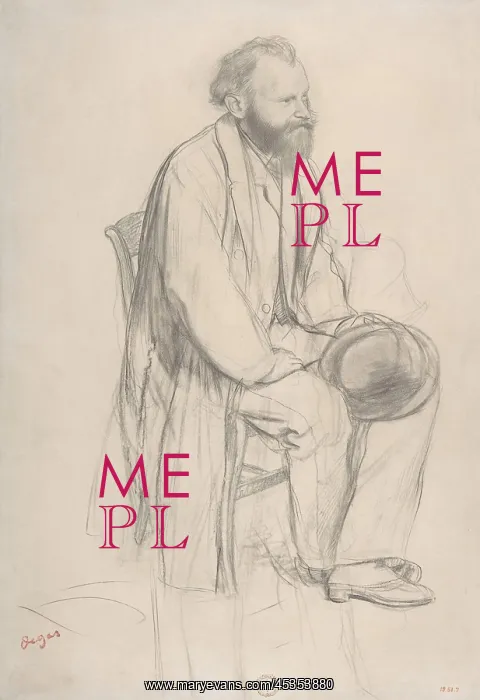 : Edouard Manet, Seated, Holding His Hat, by Edgar : Edouard Manet, Seated, Holding His Hat, by Edgar