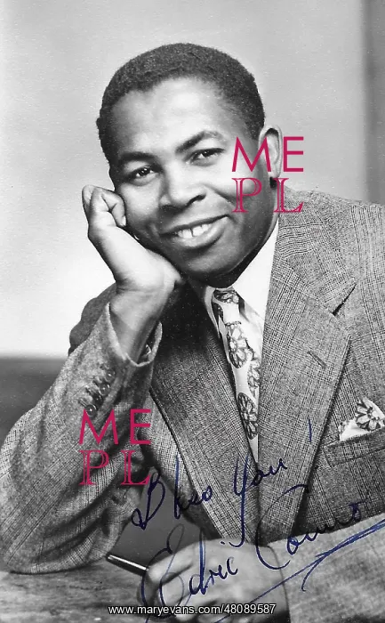 : Edric Connor signed photograph : Edric Connor signed photograph