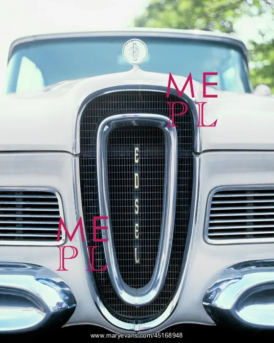  : Edsel Front Grille Ford Motor Company