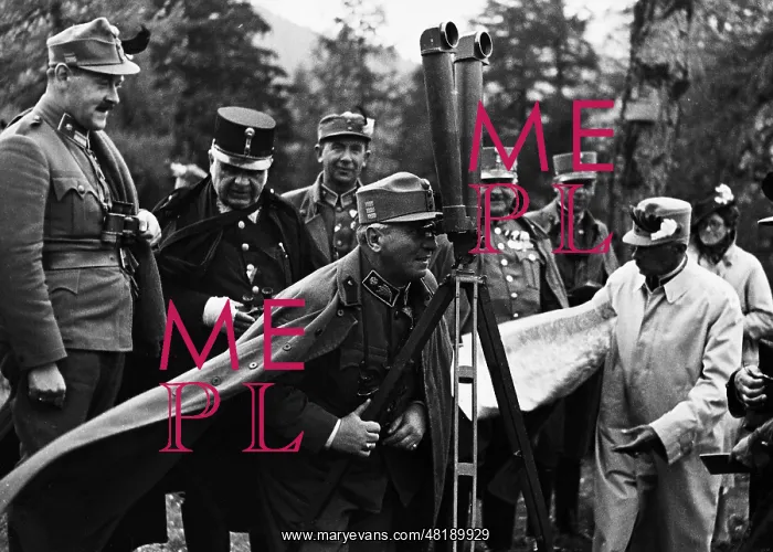 : Eduard Baar-Baarenfels at maneuvers, 1936 : Eduard Baar-Baarenfels at maneuvers, 1936