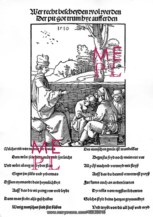  : education, teaching, teacher and students, woodcut