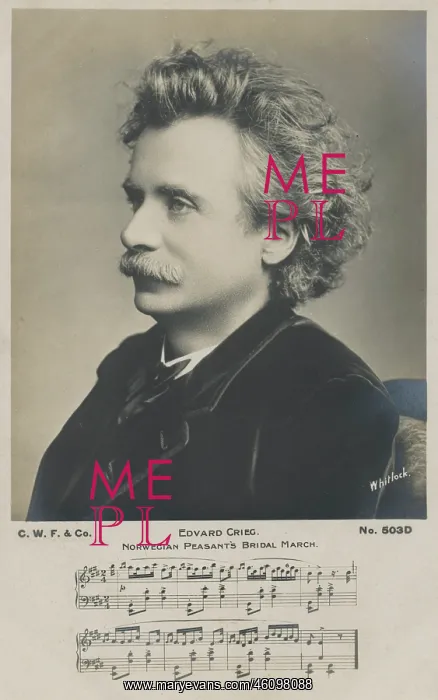 : Edvard Grieg, Norwegian composer : Edvard Grieg, Norwegian composer
