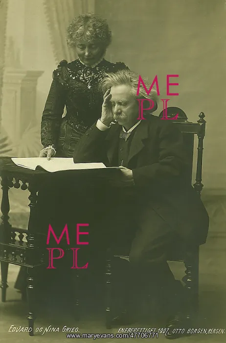  : Edvard Grieg and Wife