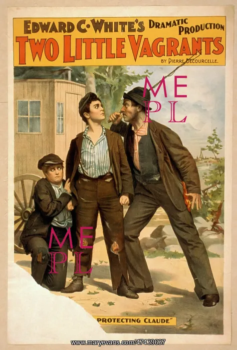 : Edward C. White's dramatic production, Two little vagrants b : Edward C. White's dramatic production, Two little vagrants b