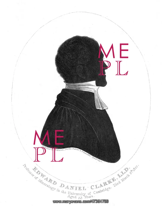 : EDWARD D CLARKE SILHOUETTE : EDWARD D CLARKE SILHOUETTE