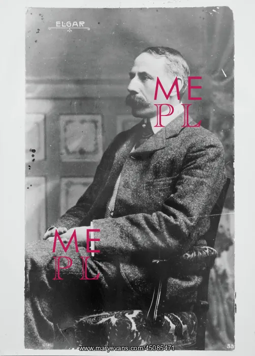  : Edward Elgar, photograph