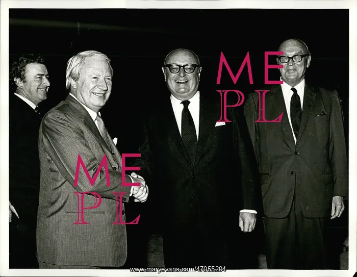 : Edward Heath and Lord Martonmere, Bermuda : Edward Heath and Lord Martonmere, Bermuda