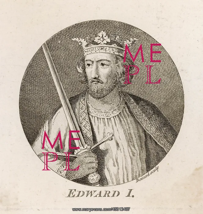  : EDWARD I (LONGSHANKS) (1239 - 1307), King of England (1272 - 1307)