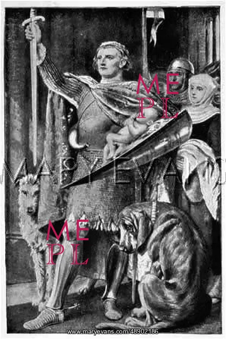 : EDWARD I & BABY SON : EDWARD I & BABY SON