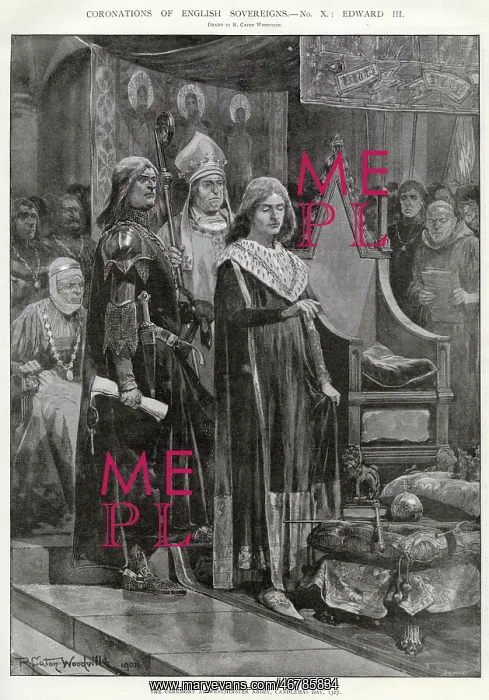 : Edward III - Ceremony at Westminster Abbey : Edward III - Ceremony at Westminster Abbey