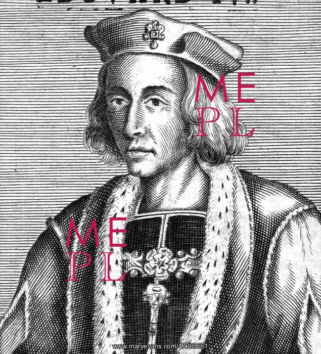  : EDWARD IV. KING EDWARD IV (1442 - 1483), Yorkist king descended from Edward III