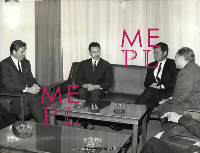 : Edward Kennedy in Algiers, Algeria : Edward Kennedy in Algiers, Algeria