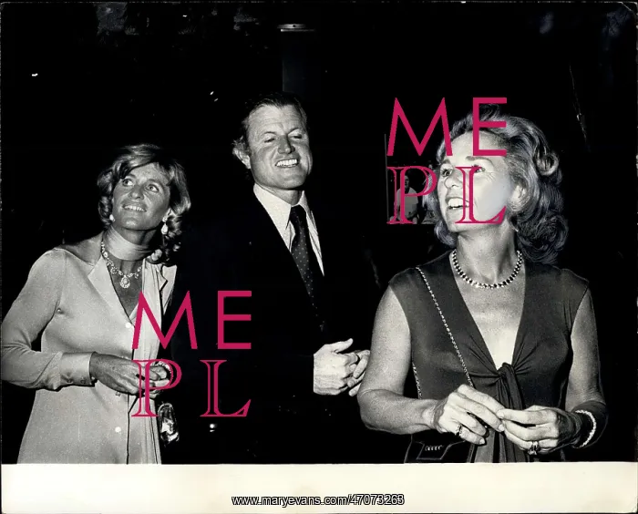 : Edward Kennedy with Ethel Kennedy : Edward Kennedy with Ethel Kennedy