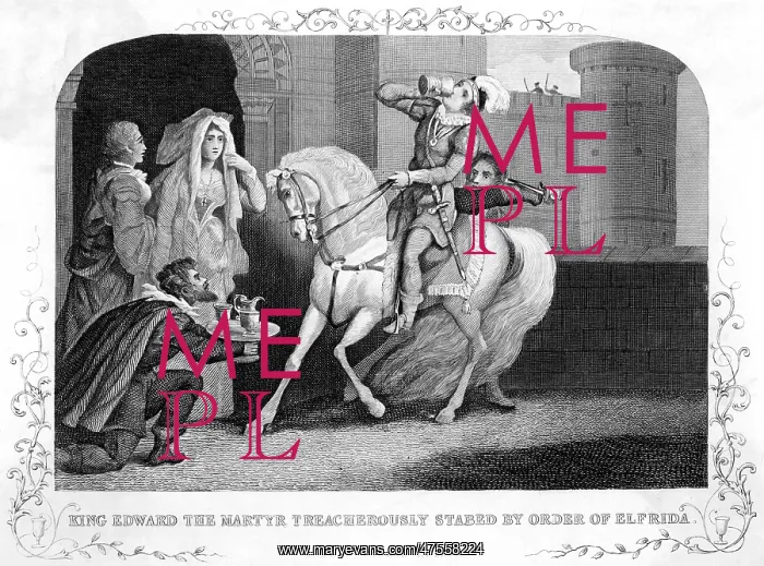 : Edward the Martyr is murdered : Edward the Martyr is murdered