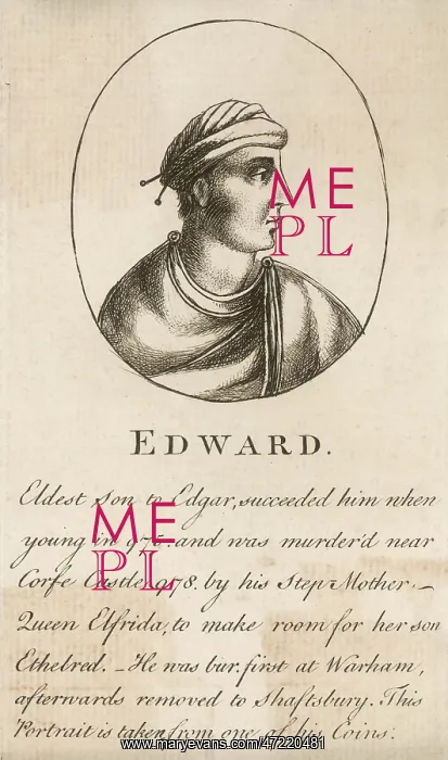 : EDWARD THE MARTYR / OVAL : EDWARD THE MARTYR / OVAL