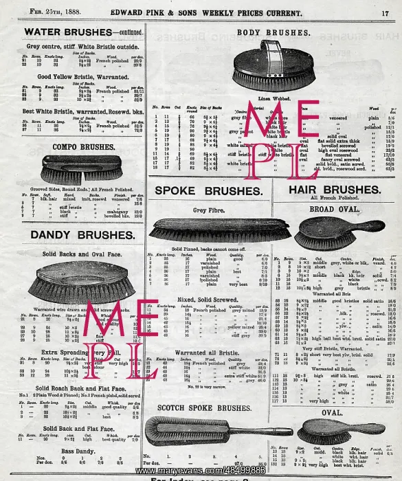 : Edward Pink & Sons - Brushes : Edward Pink & Sons - Brushes
