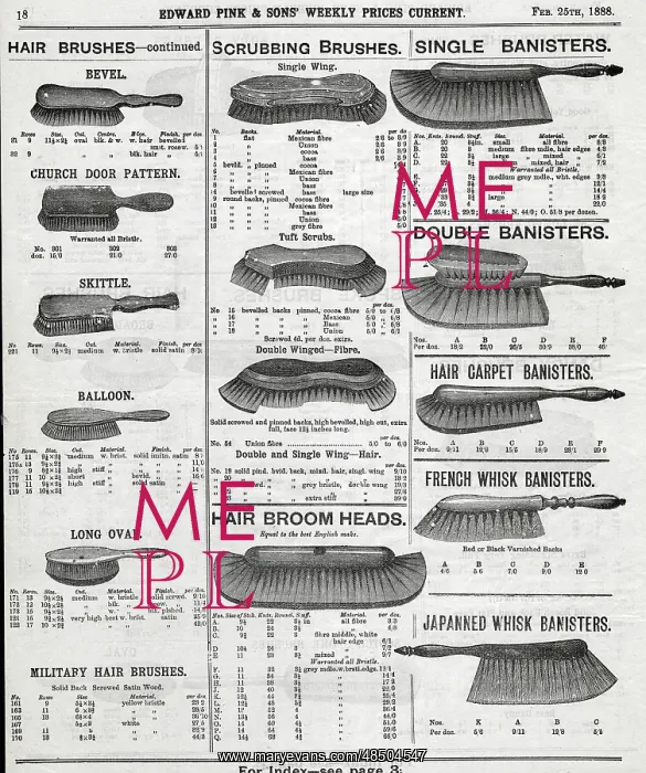 : Edward Pink & Sons - Brushes : Edward Pink & Sons - Brushes