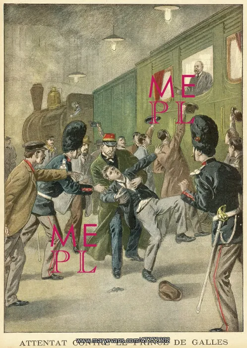 : Edward, Prince of Wales, attacked 1900 : Edward, Prince of Wales, attacked 1900