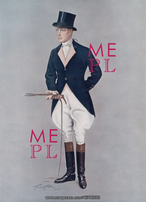 : Edward, Prince of Wales in the blue and buff : Edward, Prince of Wales in the blue and buff