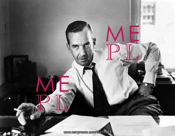 : Edward R. Murrow, 1954.. ? : Edward R. Murrow, 1954.. ?