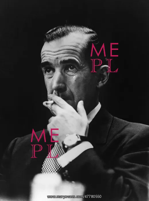 : Edward R. Murrow, c.1950s : Edward R. Murrow, c.1950s