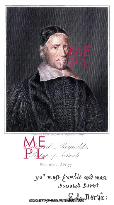 : EDWARD REYNOLDS, BISHOP : EDWARD REYNOLDS, BISHOP