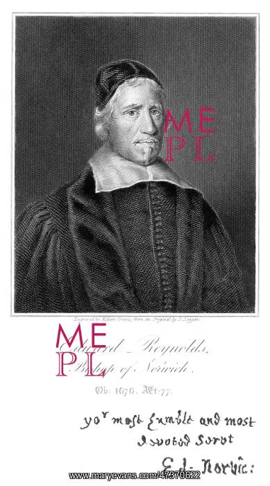: EDWARD REYNOLDS, BISHOP : EDWARD REYNOLDS, BISHOP