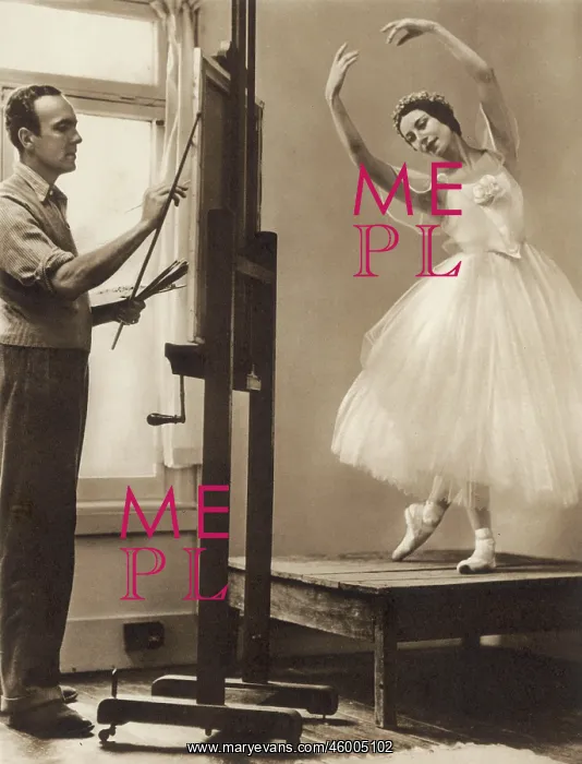 : Edward Seago and Alicia Markova : Edward Seago and Alicia Markova