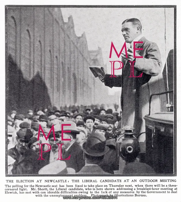 : Edward Shortt - Liberal candidate in election 1908 : Edward Shortt - Liberal candidate in election 1908