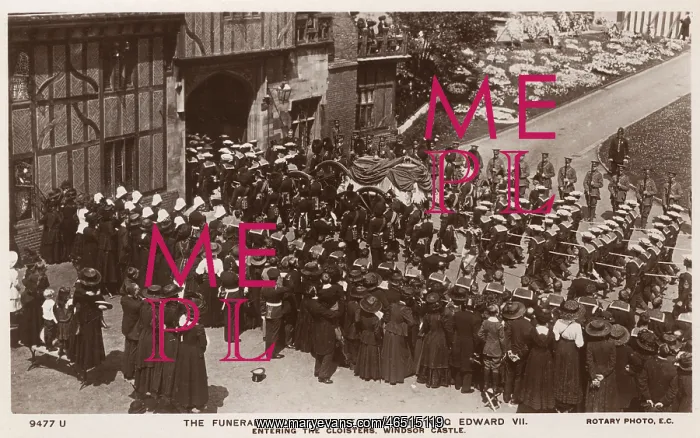 : Edward VII - his body is brought to Windsor Castle : Edward VII - his body is brought to Windsor Castle