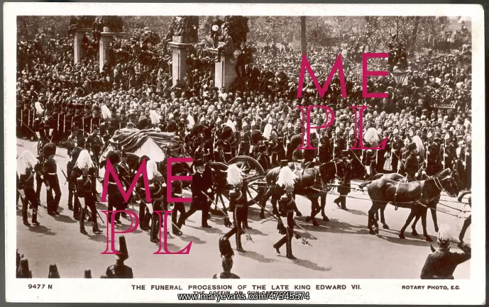 : EDWARD VII funeral procession : EDWARD VII funeral procession