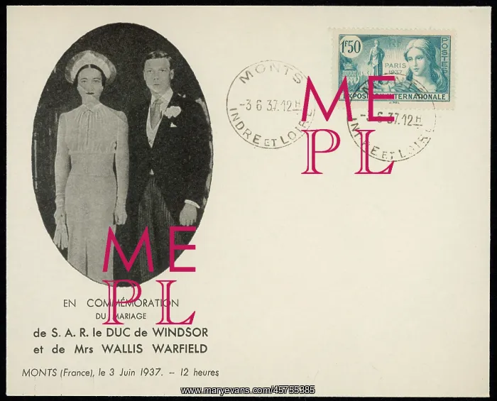 : EDWARD WEDS WALLIS : EDWARD WEDS WALLIS