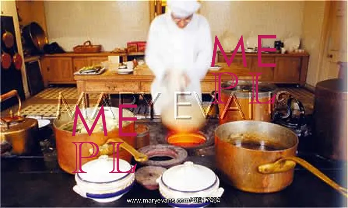 : EDWARDIAN CHEF AT WORK : EDWARDIAN CHEF AT WORK