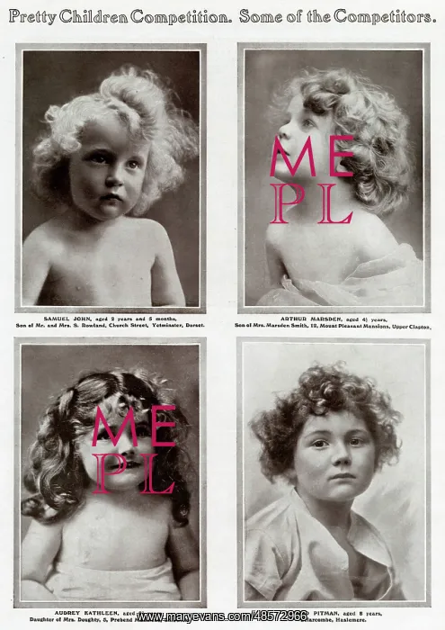 : Edwardian children's competition 1909 : Edwardian children's competition 1909