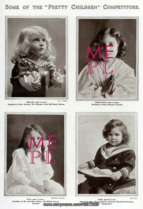 : Edwardian children's competition 1909 : Edwardian children's competition 1909