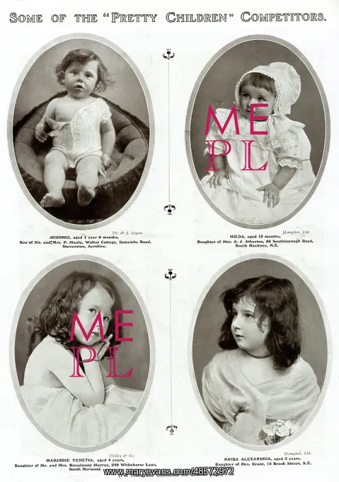 : Edwardian children's competition 1909 : Edwardian children's competition 1909