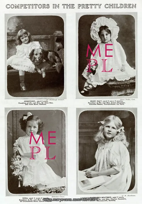 : Edwardian children's competition 1909 : Edwardian children's competition 1909