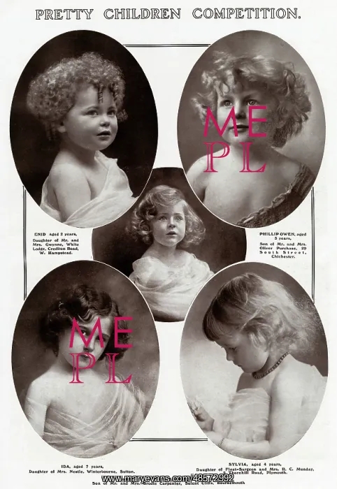 : Edwardian children's competition 1909 : Edwardian children's competition 1909