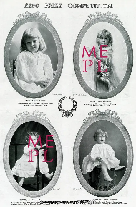 : Edwardian children's competition 1909 : Edwardian children's competition 1909