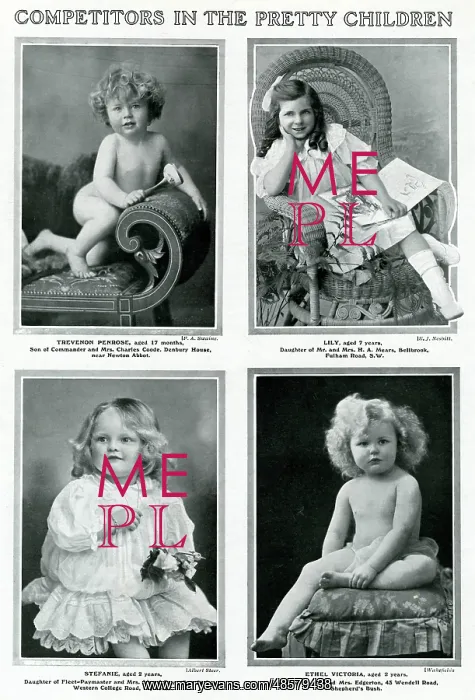 : Edwardian children's competition 1909 : Edwardian children's competition 1909