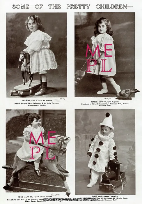 : Edwardian children's competition 1909 : Edwardian children's competition 1909