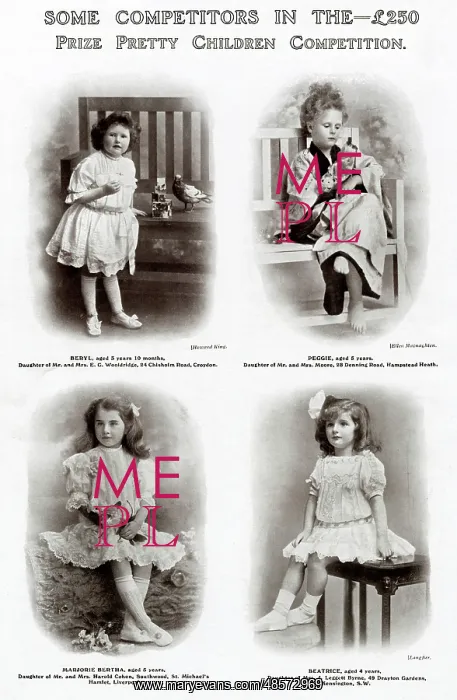 : Edwardian children's prize competition 1909 : Edwardian children's prize competition 1909